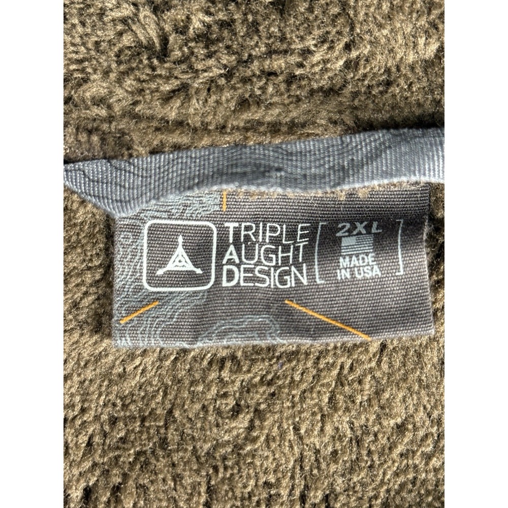 Triple Aught Design Shag Master Jacket Womens 2XL Brown Polartec Fleece Hooded - Picture 9 of 13